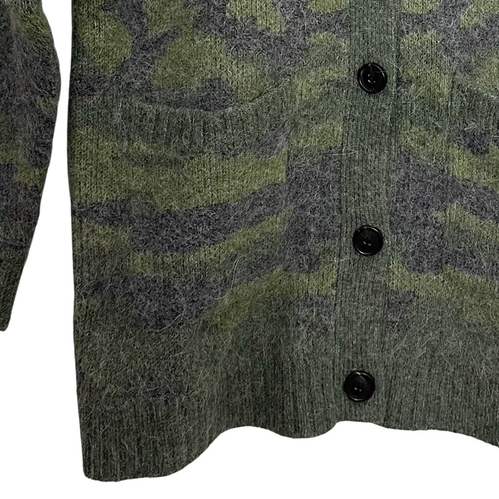 Rails Runi Green Camo Alpaca Wool Blend Cardigan … - image 6